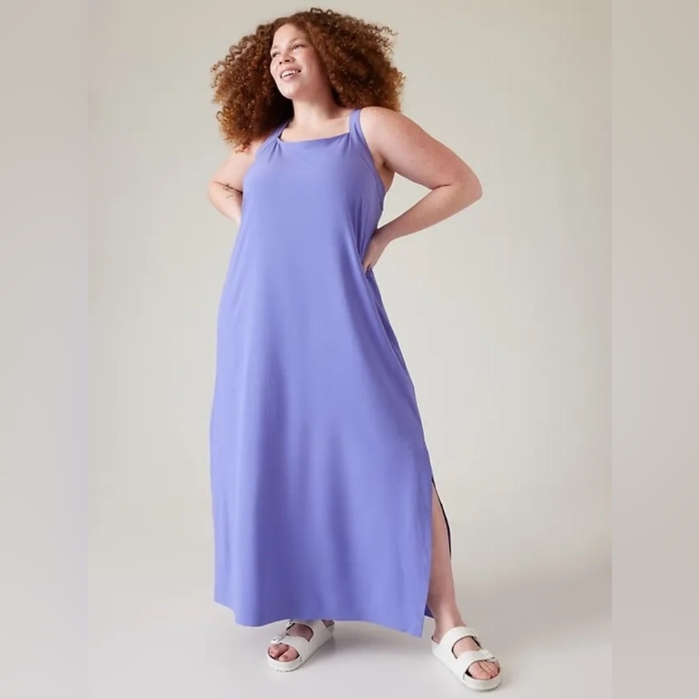 ATHLETA Arrival Dress size 2X in Dark Adonis Blue